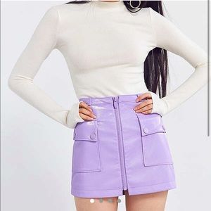 UO purple mini skirt